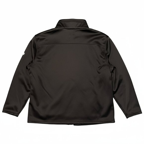 Swiss Tech Black Softshell Fleece Full Zip Up Jacket - Picture 8 of 8